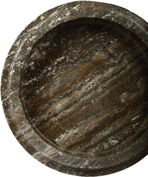 Waverly Grey Travertine Bowl, 1 Piece