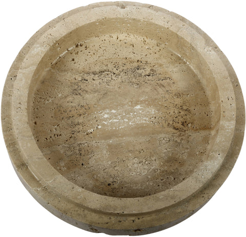 Waverly Beige Travertine Bowl, 1 Piece