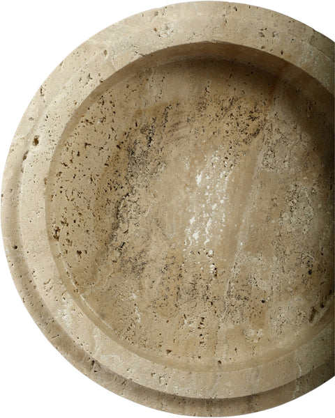 Waverly Beige Travertine Bowl, 1 Piece