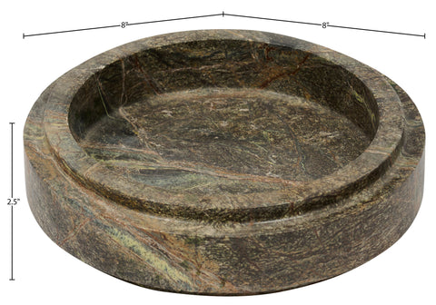 Waverly Green Genuine Marble Bowl, 1 Piece (Style 2)