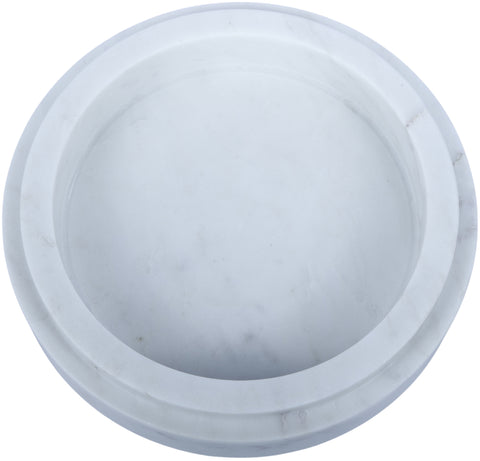 Waverly White Genuine Marble Bowl, 1 Piece (Style 2)