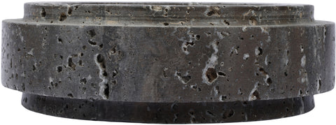 Waverly Grey Travertine Bowl, 1 Piece (Style 2)