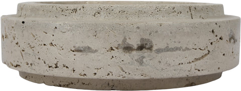 Waverly Beige Travertine Bowl, 1 Piece (Style 2)