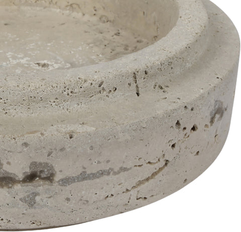 Waverly Beige Travertine Bowl, 1 Piece (Style 2)