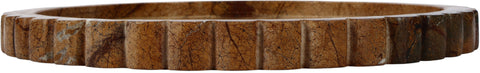 Harlow Brown Genuine Marble Tray, 1 Piece