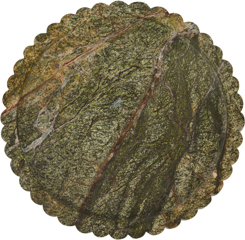 Harlow Green Genuine Marble Tray, 1 Piece