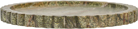 Harlow Green Genuine Marble Tray, 1 Piece