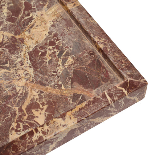 Monroe Cherry Genuine Marble Tray, 1 Piece