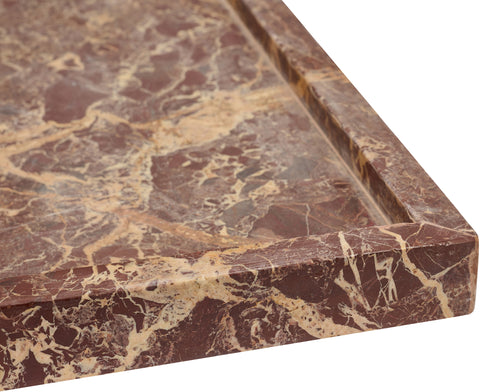 Monroe Cherry Genuine Marble Tray, 1 Piece