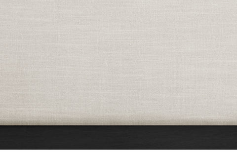 Carly Beige Linen Textured Fabric Twin Bed T