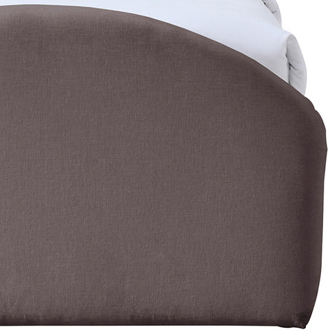 Zadie Purple Chenille Fabric Upholstered Twin Trundle Bed, 1 Piece