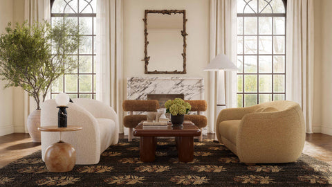 Odette Castaigne Contract-Grade Vegan Shearling Accent Chair - image 3