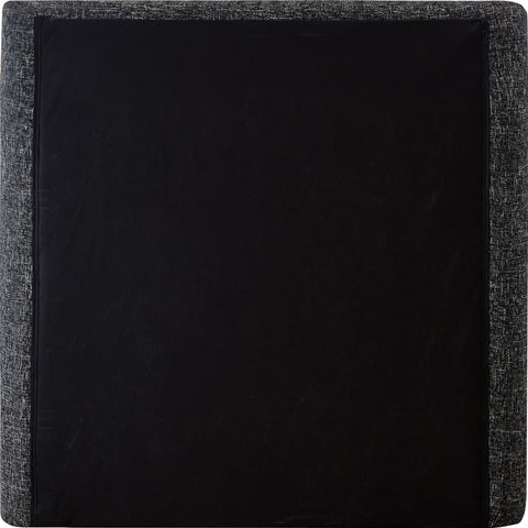 Nile Black Polyester Fabric Twin Bed T