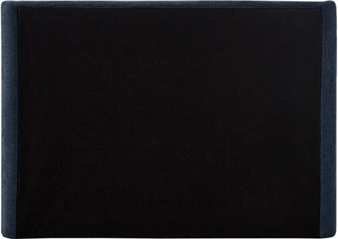 Nile Navy Chenille Fabric King Bed K