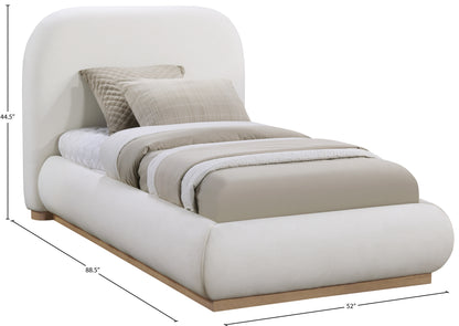 Sloan Cream Twin Bed