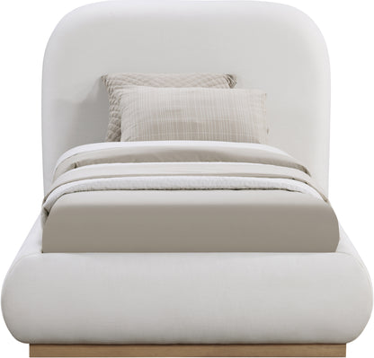 Sloan Cream Twin Bed