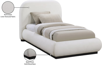 Sloan Cream Twin Bed