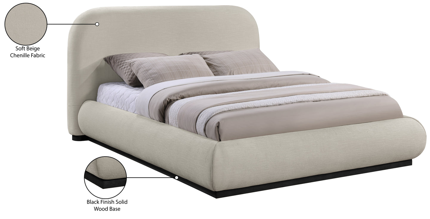 london beige king bed k