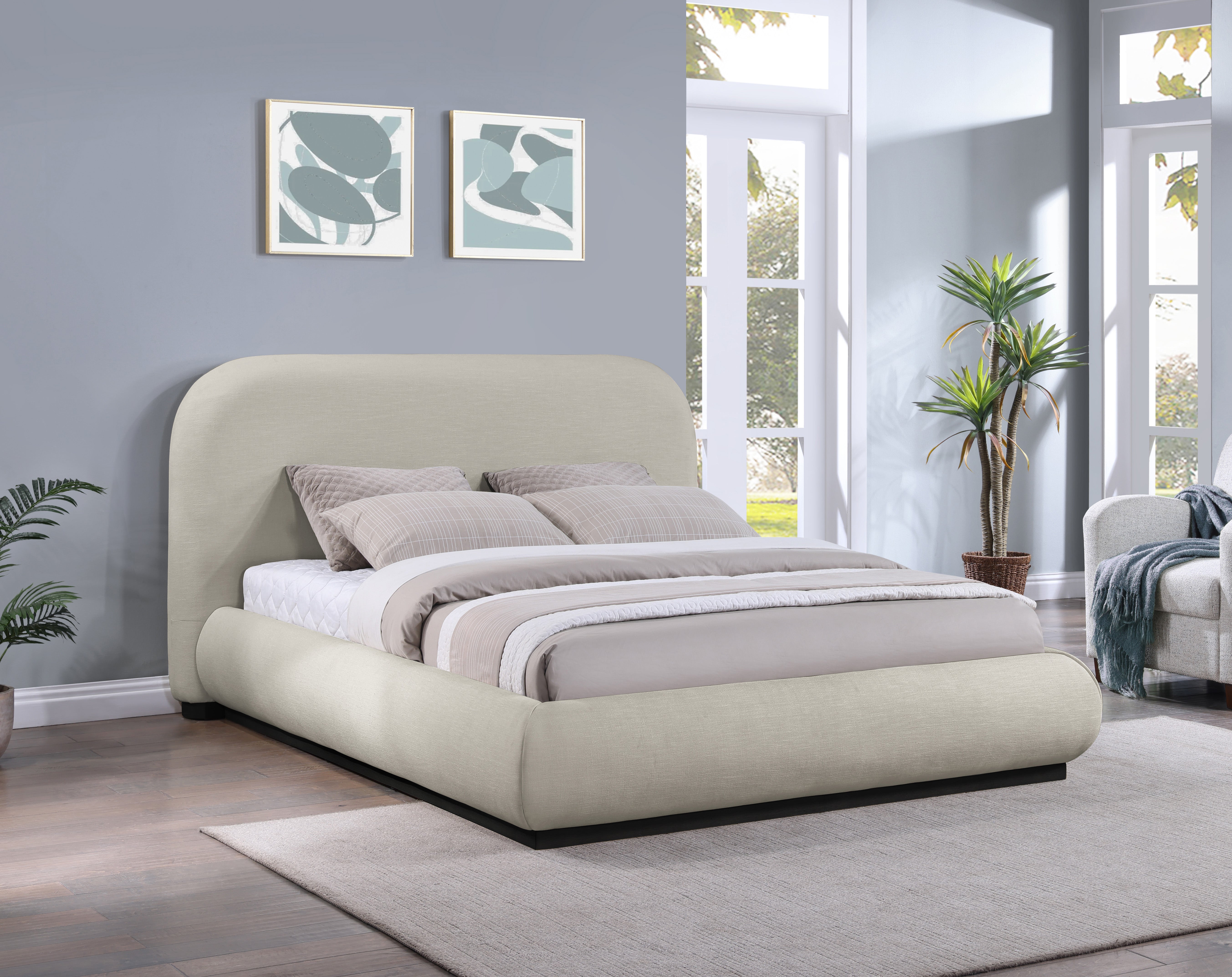London Beige Queen Bed Q – casabycoco