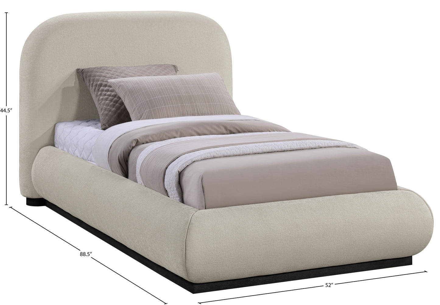 london beige twin bed t