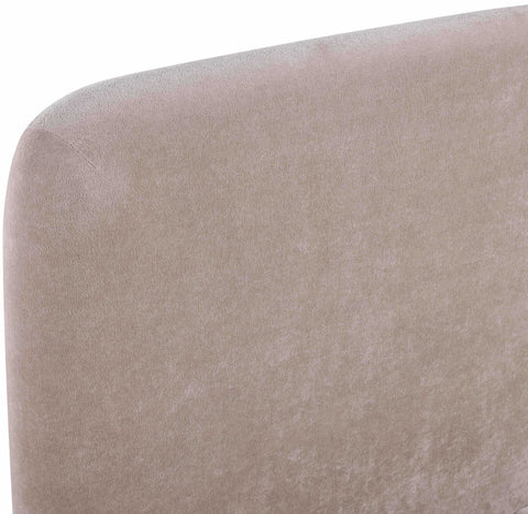 Hadley Taupe Chenille Fabric Upholstered Full Bed, 1 Piece
