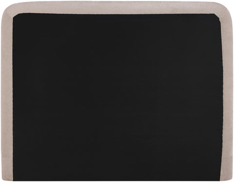 Hadley Taupe Chenille Fabric Upholstered King Bed, 1 Piece