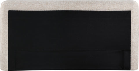Opal Beige Fabric Upholstered Full Bed, 1 Piece
