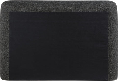 Opal Black Fabric Upholstered Twin Bed, 1 Piece