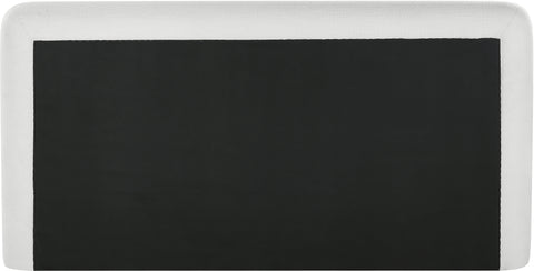 Opal Cream Fabric Upholstered King Bed, 1 Piece
