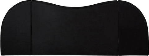 Mason Black Linen Textured Fabric King Bed (3 Boxes) K