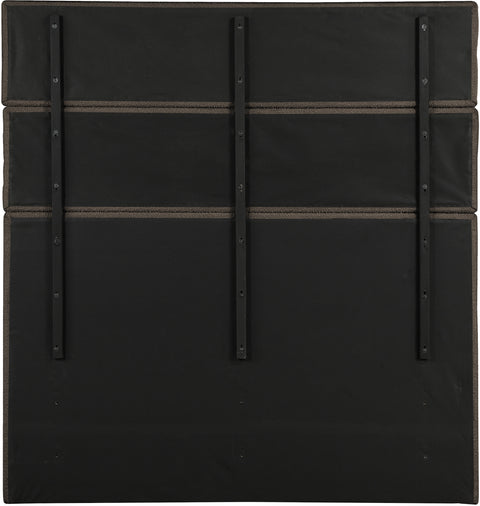 Amara Brown Boucle Fabric Upholstered King Bed, 1 Piece (Style 2)