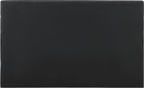 Amara Black Chenille Fabric Upholstered King Bed, 1 Piece (Style 3)