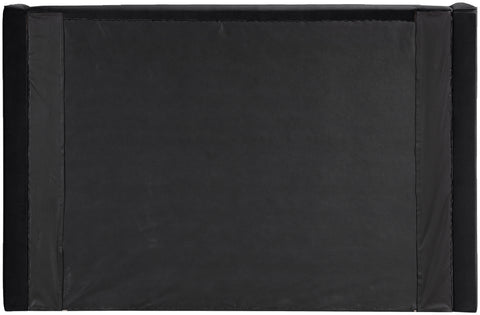 Sloane Black Velvet Upholstered Full Bed, 1 Piece