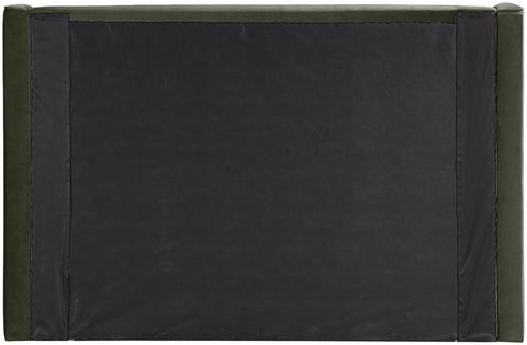 Sloane Green Velvet Upholstered Full Bed, 1 Piece