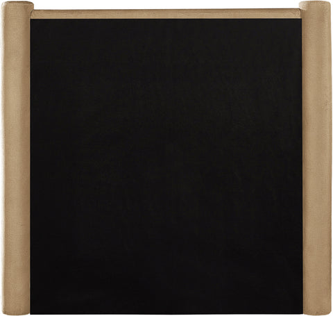 Deco Camel Velvet Twin Bed T