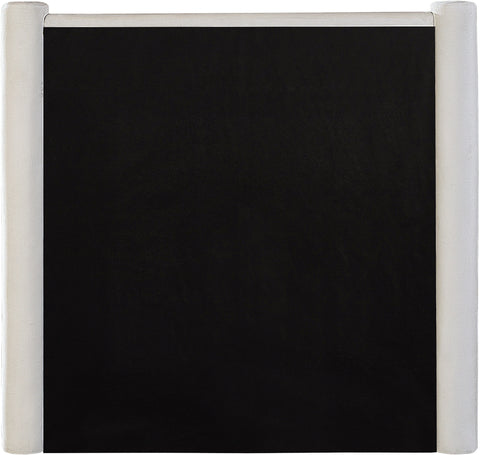 Deco Cream Velvet Twin Bed T