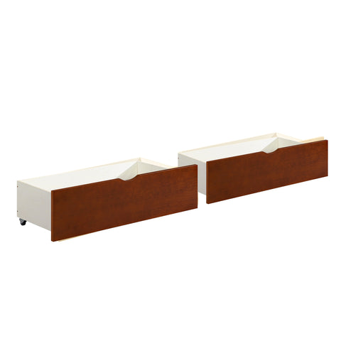 November (4) Twin/Full Bunk Bed with Storage Boxes