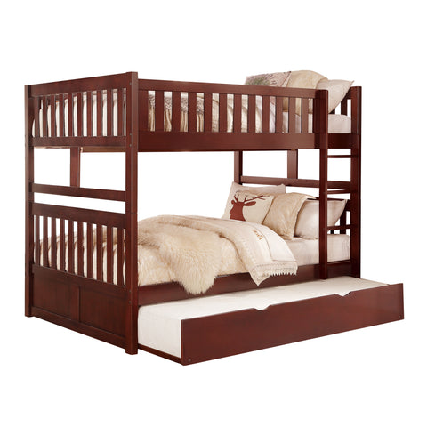 November (4) Full/Full Bunk Bed with Twin Trundle