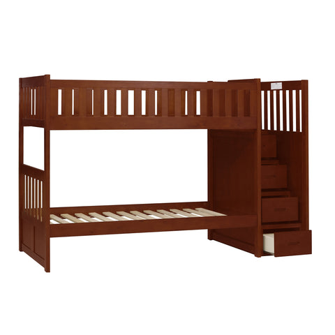 November (4) Twin/Twin Step Bunk Bed