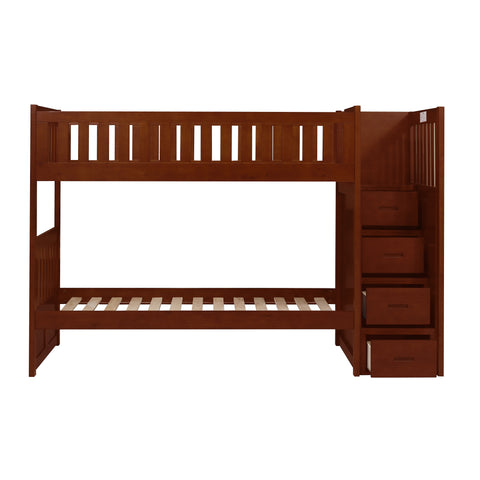 November (4) Twin/Twin Step Bunk Bed