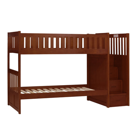 November (4) Twin/Twin Step Bunk Bed