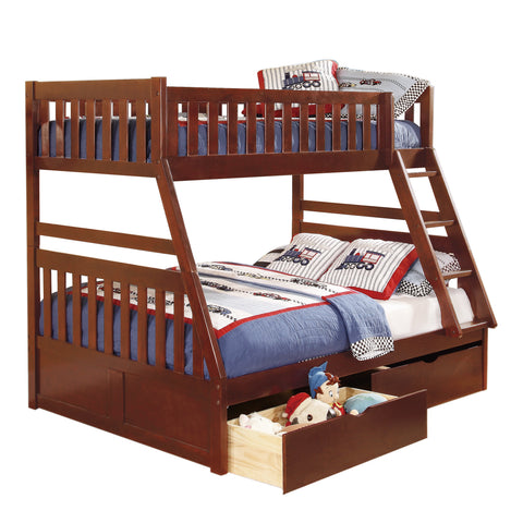 November (4) Twin/Full Bunk Bed with Storage Boxes
