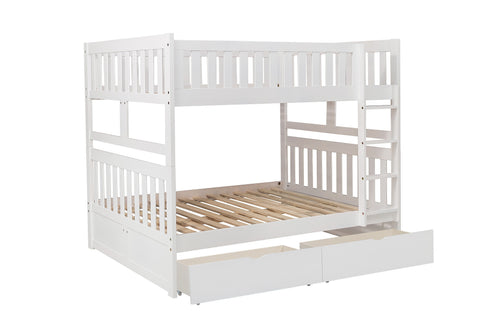 Dalton (4) Full/Full Bunk Bed with Storage Boxes