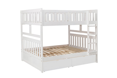 Dalton (4) Full/Full Bunk Bed with Storage Boxes