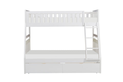 Dalton (4) Twin/Full Bunk Bed with Storage Boxes