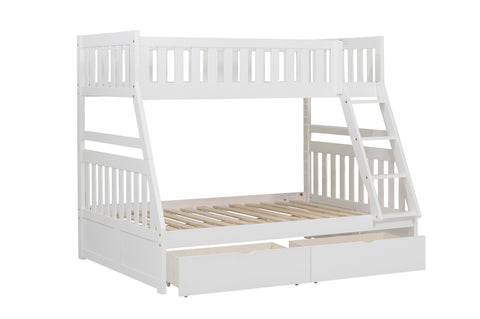 Dalton (4) Twin/Full Bunk Bed with Storage Boxes