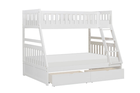 Dalton (4) Twin/Full Bunk Bed with Storage Boxes