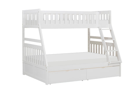 Dalton (4) Twin/Full Bunk Bed with Storage Boxes