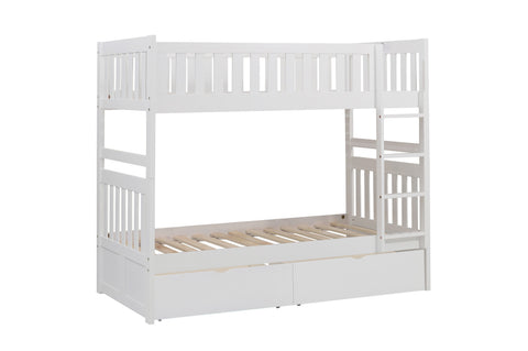 Dalton (4) Twin/Twin Bunk Bed with Storage Boxes