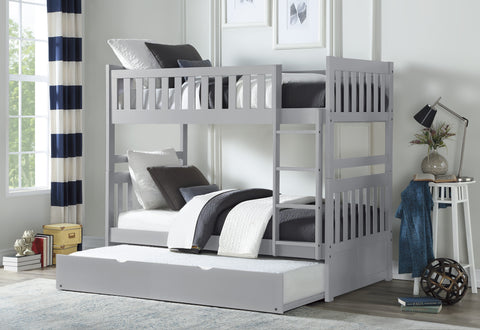 Finnegan (4) Twin/Twin Bunk Bed with Twin Trundle